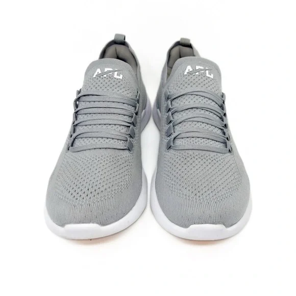SOLD! APL Men’s TechLoom Breeze Running Shoes in Harbor Grey/White Shoes - Picture 6 of 11